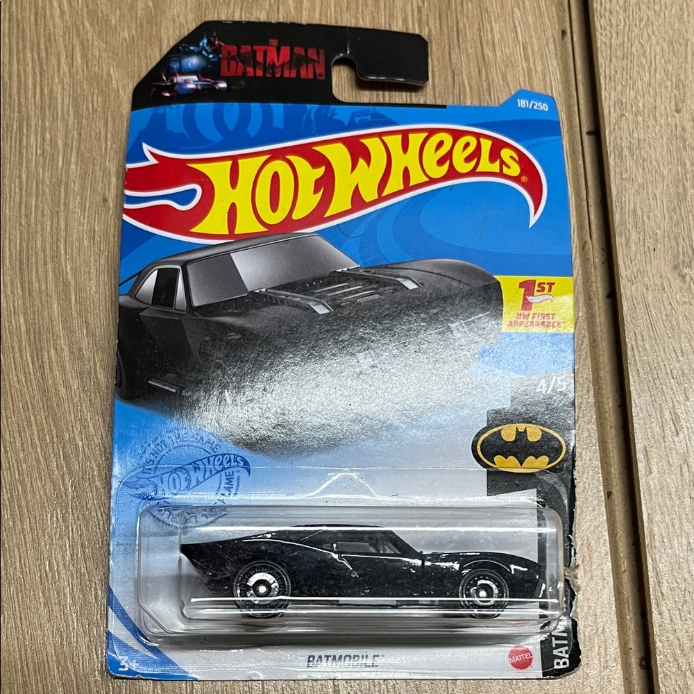 Hot Wheels Black Batmobile Toy Car